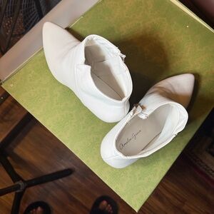 Boot Women's White Ankle Boots